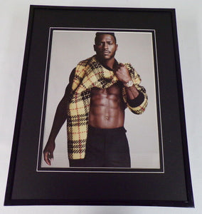 Antonio Brown Showing Abs Framed 11x14 Photo Display Raiders Steelers