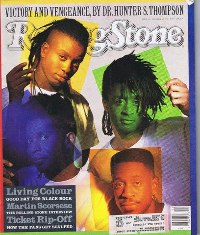 VINTAGE Nov 1 1990 Rolling Stone Magazine #590 Living Colour Martin Scorsese