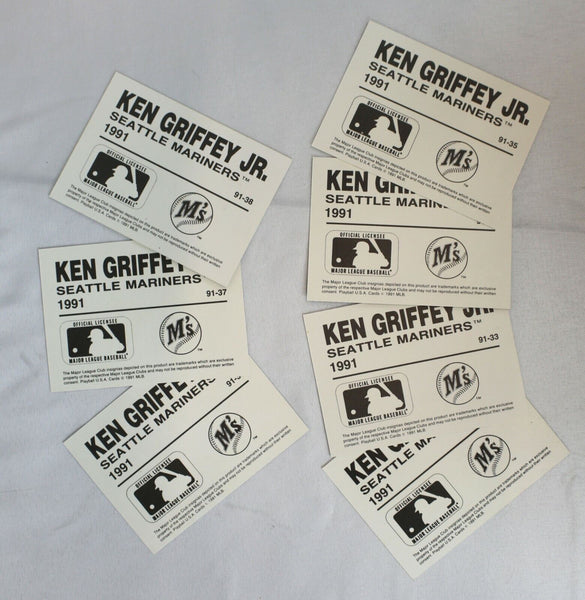 VINTAGE 1991 Playball USA Ken Griffey Jr Set of 7 Baseball Cards