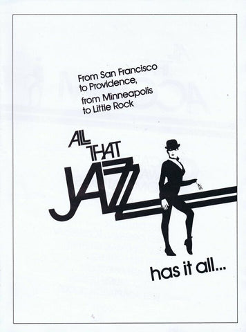 All that Jazz 1980 ORIGINAL Vintage 9x12 Industry Ad Bob Fosse Jessica Lange