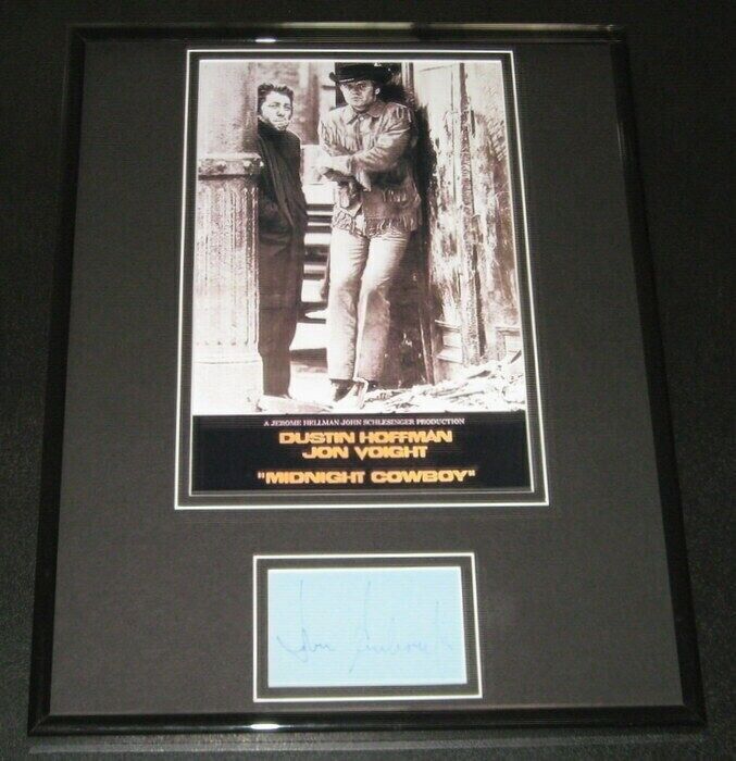 John Schlesinger Midnight Cowboy Signed Framed 11x14 Photo Display JSA