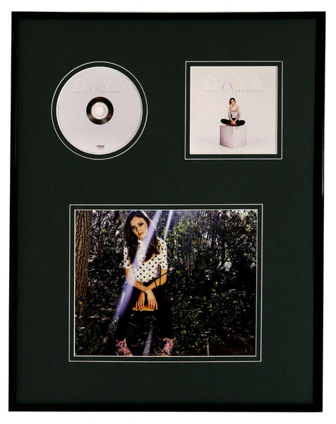 Daya Signed Framed 16x20 Sit Still Look Pretty CD & Photo Display AW 