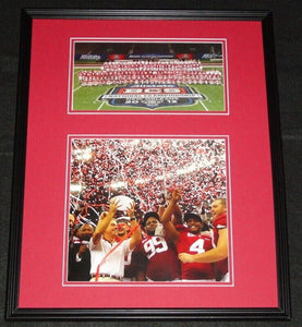 Alabama Crimson Tide 2012 BCS Championship Team Framed 16x20 Photo Display