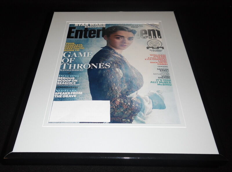 Maisie Williams Arya Framed 2015 Entertainment Weekly Cover Game of Thrones