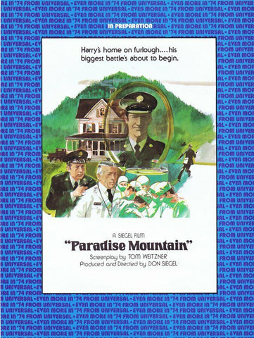 Paradise Mountain 1974 ORIGINAL Vintage 9x12 Industry Ad UNRELEASED Movie