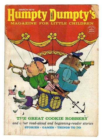 ORIGINAL Vintage March 1979 Humpty Dumpty Magazine for Little Children