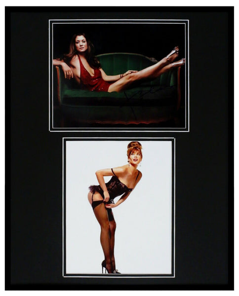 Kate Walsh Signed Framed 16x20 Lingerie Stockings Photo Set Private Practice 