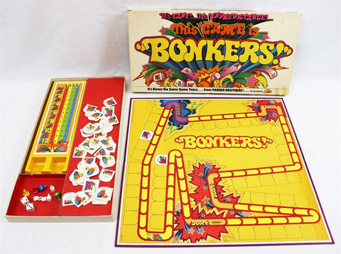 VINTAGE 1979 Milton Bradley This Game is Bonkers Board Game 