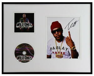 Flo Rida Signed Framed 16x20 Wild Ones CD & Photo Set AW