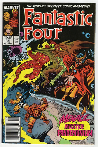 Fantastic Four #315 ORIGINAL Vintage 1988 Marvel Comics 