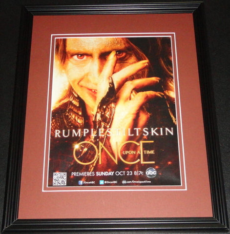 Once Upon a Time Framed 11x14 ORIGINAL Vintage Advertisement Robert Carlyle