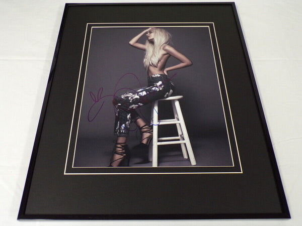 Victoria Justice Signed Framed 16x20 Photo Display AW Victorious