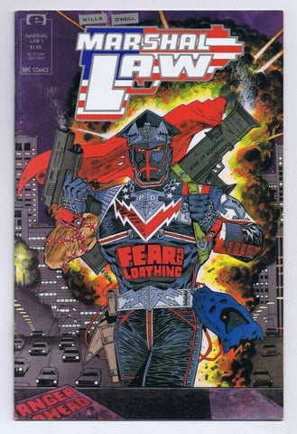 Marshal Law #1 ORIGINAL Vintage 1987 Marvel Comics 