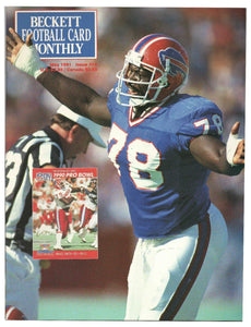 Beckett Football Card Magazine #14 VINTAGE 1991 Bruce Smith Bills