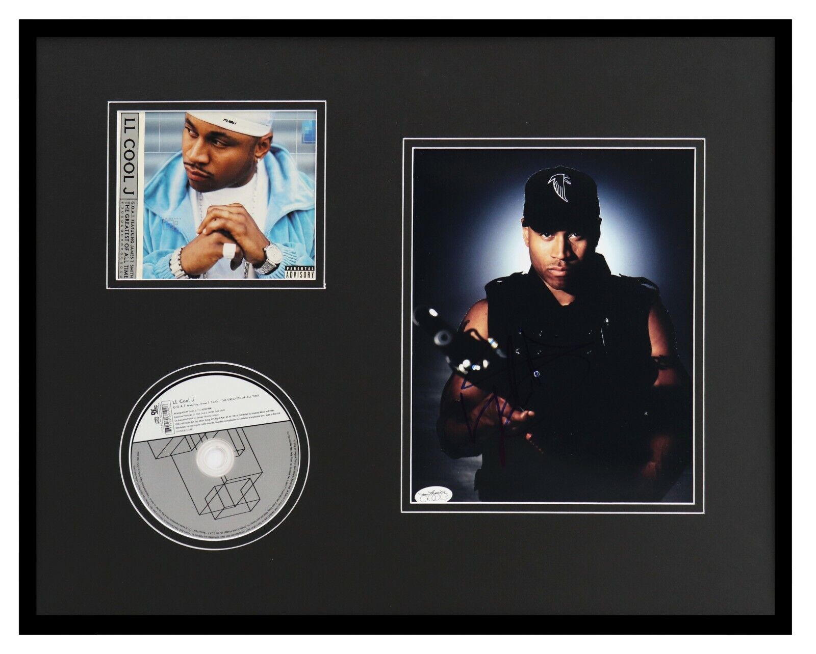 LL Cool J Signed Framed 16x20 Phenomenon CD & Photo Display AW