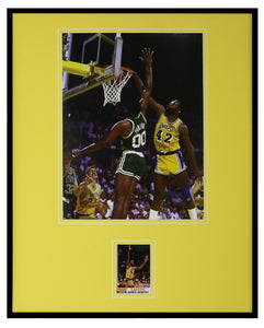 James Worthy Framed 16x20 Topps Archives Rookie Card & Photo Display Lakers