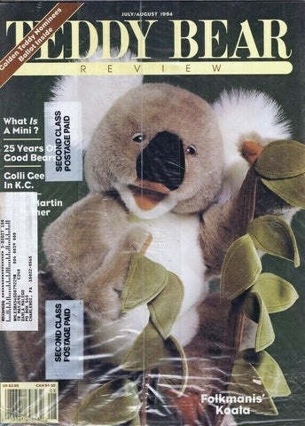 ORIGINAL Vintage July 1994 Teddy Bear Review Magazine Sealed