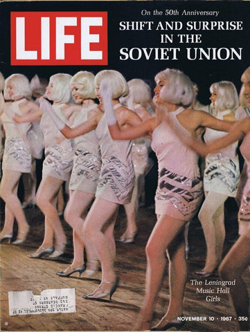 ORIGINAL Vintage Life Magazine November 10 1967 Leningrad Music Hall Girls