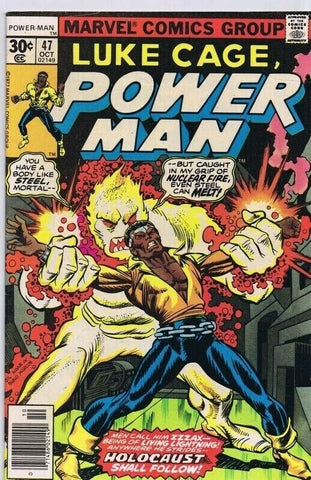 Luke Cage Power Man #47 ORIGINAL Vintage 1977 Marvel Comics 