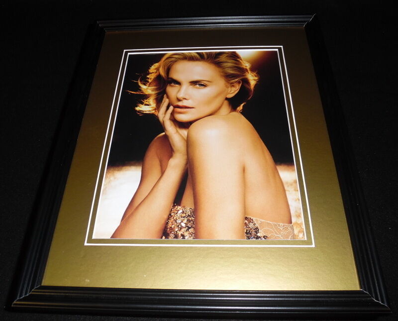 Charlize Theron 11x14 Framed 2015 J'Adore Dior ORIGINAL Advertisement C