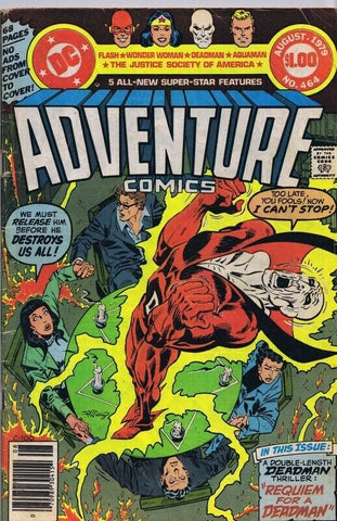 Adventure Comics #464 ORIGINAL Vintage 1979 DC Comics Wonder Woman Flash