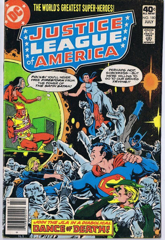 Justice League of America #180 ORIGINAL Vintage 1980 DC Comics Superman Batman