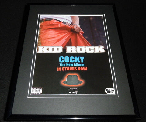 Kid Rocky Cocky 2001 11x14 Framed ORIGINAL Advertisement 