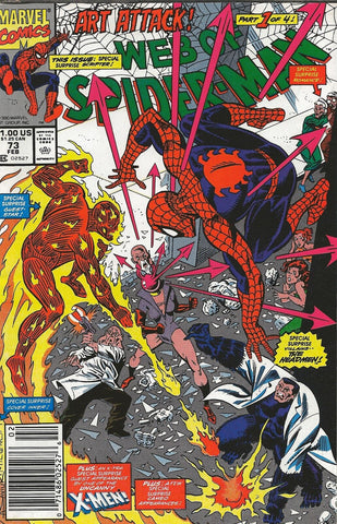 Web of Spider-Man #73 ORIGINAL Vintage 1991 Marvel Comics 