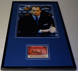 Jay Bilas Signed Framed 11x17 Photo Display ESPN Duke