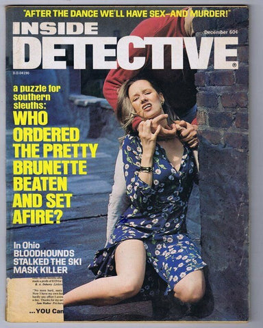 ORIGINAL Vintage December 1977 Inside Detective Magazine GGA