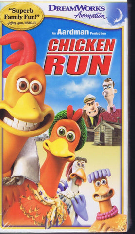 VINTAGE SEALED VHS Chicken Run Dreamworks Animation