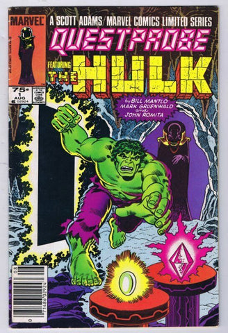 Incredible Hulk Questprobe #1 ORIGINAL Vintage 1984 Marvel Comics Newsstand