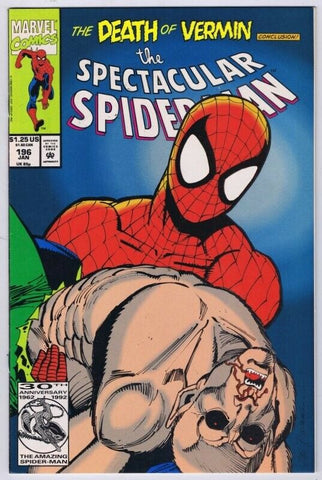 Spectacular Spider-Man #196 ORIGINAL Vintage 1993 Marvel Comics 