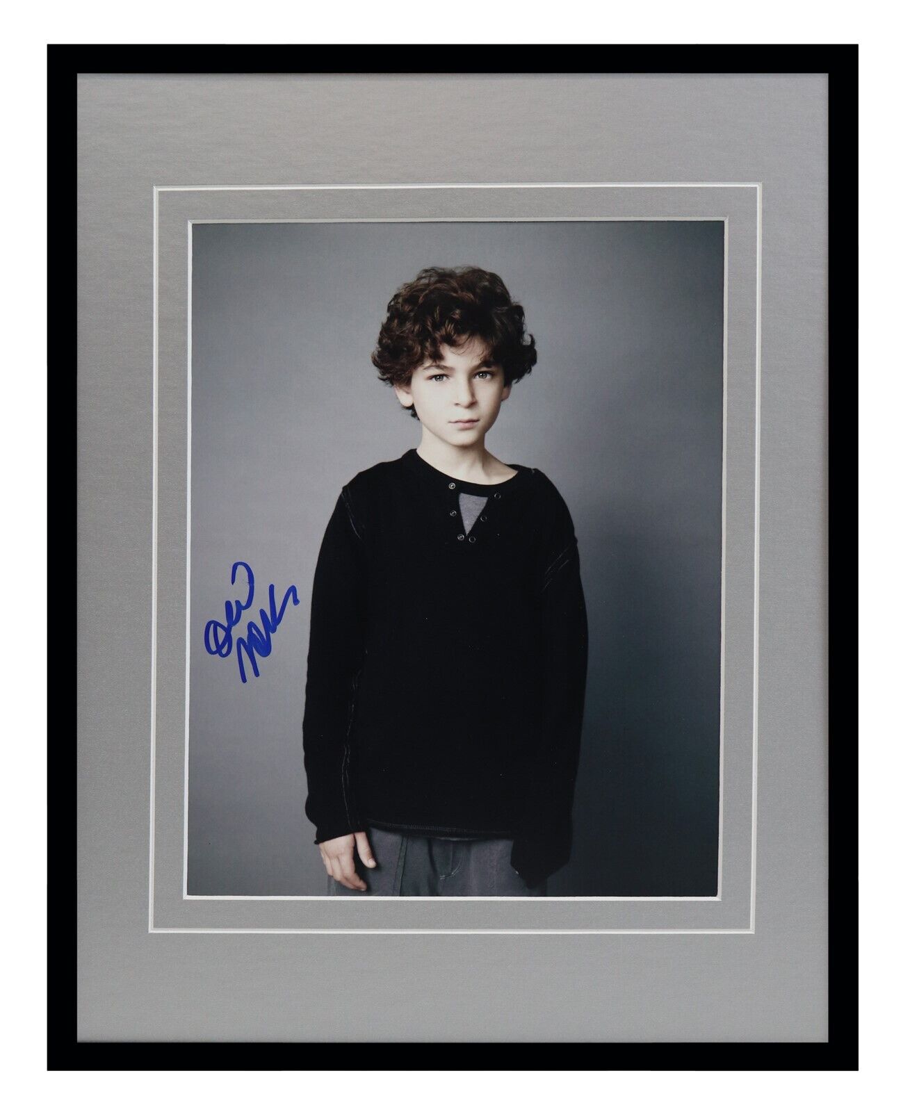 David Mazouz Signed Framed 11x14 Photo Display AW Gotham Bruce Wayne Batman