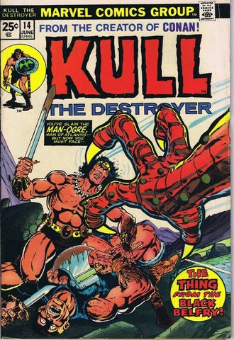 Kull the Destroyer #14 ORIGINAL Vintage 1974 Marvel Comics 