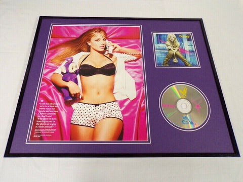 Britney Spears Framed 16x20 CD & Photo Set