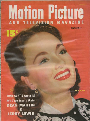 ORIGINAL Vintage September 1953 Motion Picture Magazine Ann Blyth Dean Martin