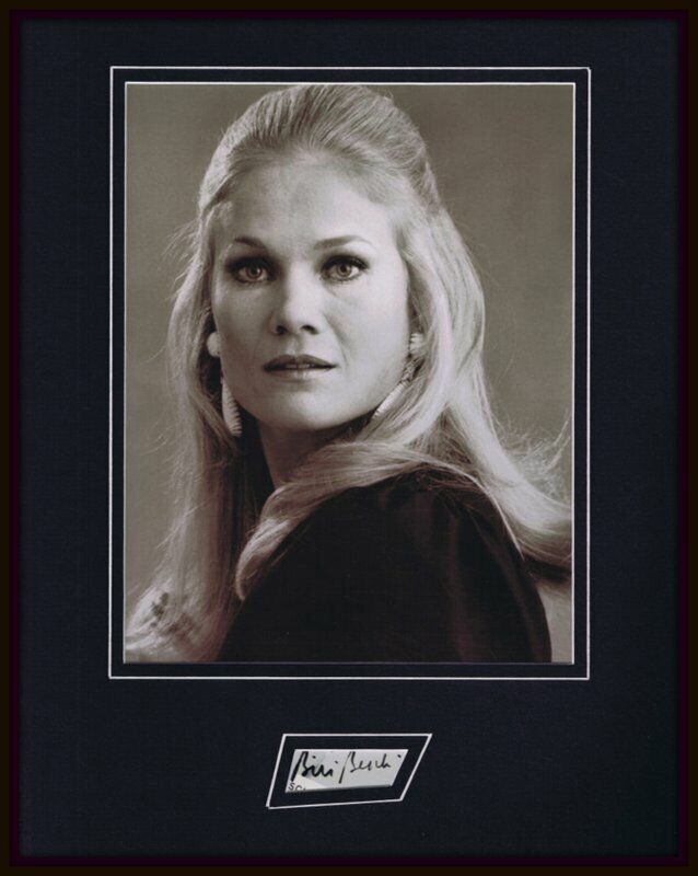 Bibi Besch Signed Framed 11x14 Photo Display Star Trek Wrath of Khan