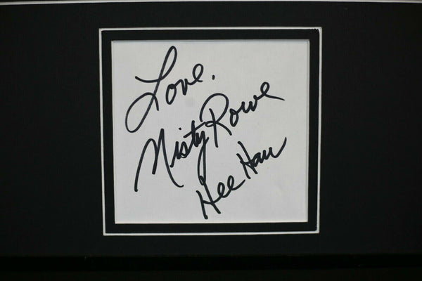 Misty Rowe Signed Framed 16x20 Photo Display JSA Hee Haw