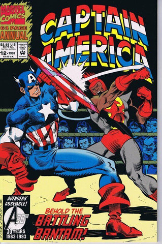 Captain America Annual #12 ORIGINAL Vintage 1993 Marvel Comics  