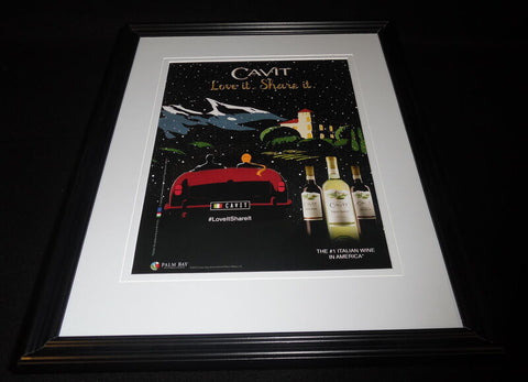 2015 Cavit Italian Wine 11x14 Framed ORIGINAL Advertisement 