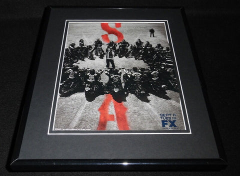 Sons of Anarchy 2012 FX Framed 11x14 ORIGINAL Advertisement Charlie Hunnam