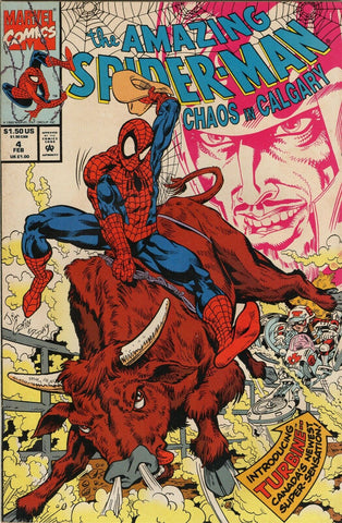 Amazing Spider-Man Chaos in Calgary #4 ORIGINAL Vintage 1993 Marvel Comics 