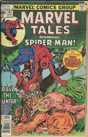 Marvel Tales #83 VINTAGE 1977 Marvel Comics Reprints Amazing Spider-Man 104