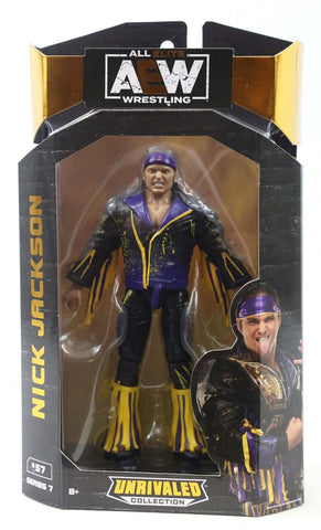 NEW SEALED 2022 AEW Unrivaled Nick Jackson Action Figure