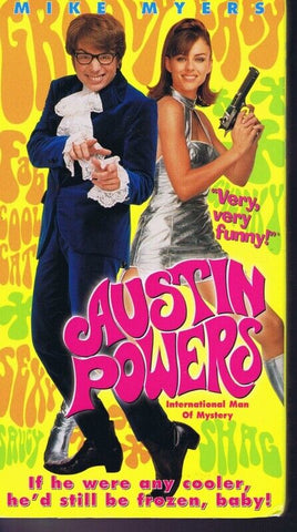 Austin Powers VINTAGE VHS Cassette Mike Myers Elizabeth Hurley