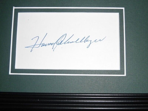 Howard Schnellenberger Signed Framed 11x14 Photo Display Miami Hurricanes B