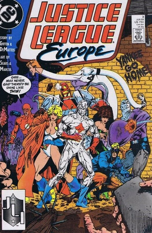 Justice League Europe #3 ORIGINAL Vintage 1989 DC Comics 