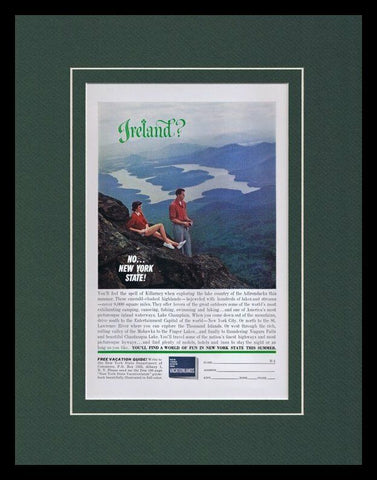 1967 Ireland Travel Tourism Framed 11x14 ORIGINAL Vintage Advertisement