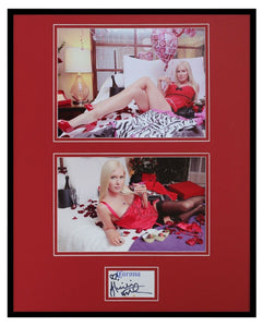 Heidi Montag Signed Framed 16x20 Stockings Lingerie Heels Photo Set The Hills 